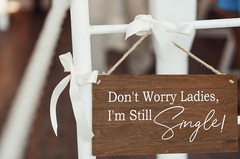 Wooden Decorative Signage, 12 X 6 Inches, Ring Bearer Don’T Worry Ladies We’Re S