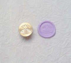 Magic Moth Moon Phrase Universe Wax Seal Stamp, for Invitation, Cards, Wedding