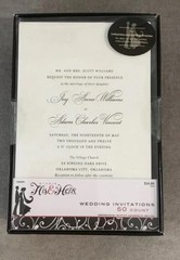 Studio His & Hers 50 Floral Wedding Invitations & 50 Reply Cards With Envelopes