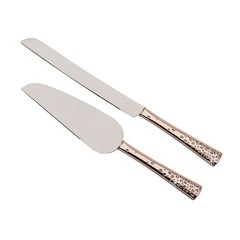 Creative Gifts Galaxy Rose Gold Knife And Server Set 025574