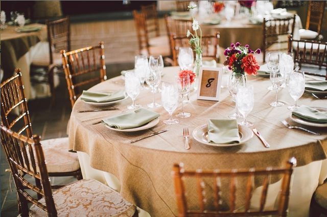 10 packs Burlap Square Tablecloths 60″x 60″ inch Overlay 100% Natural Jute USA