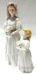 Homco 1405 «Bride’s Day» Figurine Bisque Finish Malaysia B2