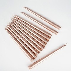 10″ tall Rose Gold Premium Candles Wedding Centerpiece Decorations WHOLESALE