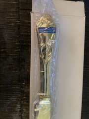 International Silver Company Gold Plated Knife And Cake Server Set