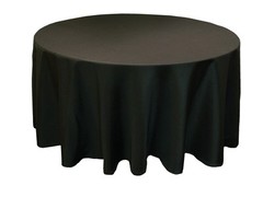 9 ROUND 120″ inch Tablecloth Polyester WEDDING 25 COLOR 5′ Ft table cover USA
