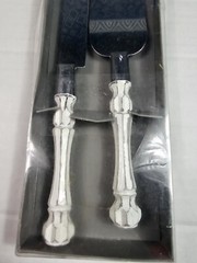 Studio His & Hers Serving Set Dishwasher Safe 2 Count Knife & Server