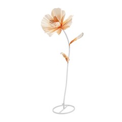 Giant Artificial Flower Decoration For Wedding Background Freestanding Set Of 3