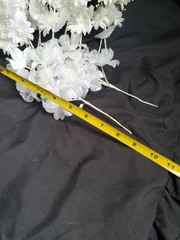 Wedding Floral Bundle Of 32 Pieces/white/Ivory/Iridescent/Picks/Stems/Flower/Lot