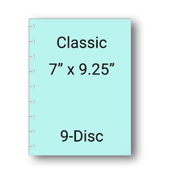 Undated Weekly Planner Inserts, Fits 9 Disc Medium Size Planners Calendar Ref…