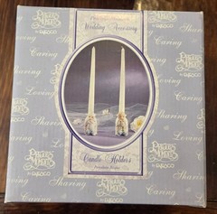 Precious Moments Wedding Unity Candle Set 848891 & 848883 2000