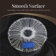 60cm Acrylic Hanging Cake Stand With Beads Ceiling Mount Wedding Party Display