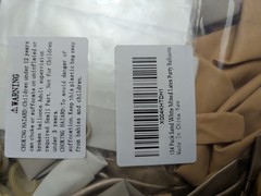 Latex Party Balloons 154 PCs Multi Size 18/12/10/5 Inch. Sand White Gold Balloon