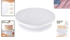 Versatile 11 Inch Rotating Cake Stand – Ideal for Birthdays and Special Events