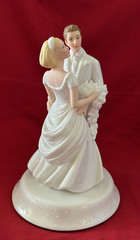 Vintage Lenox Opal Innocence Bride & Groom Wedding Cake Topper Figurine