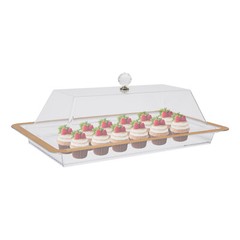 Acrylic Cake Stand with Lid for Wedding, Desserts, and Cookie Display