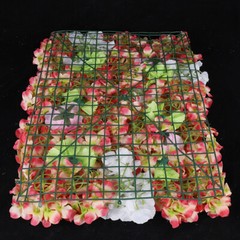 6pcs Artificial Flower Wall Panel Wedding Party Backdrop Plant Wall Decoration