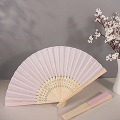 5 Handheld Silk Folding Fans Decorative Wedding Favor Party Events Decorations
