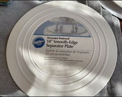 New Wilton Decorator Preferred Smooth Edge Round Cake Separator Plate Multi Size