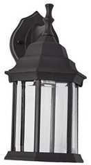 Westinghouse Lighting 6783100 One-Light, Textured Finish on Cast Aluminum Black
