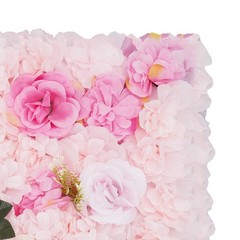12pcs Artificial Flower Wall Panels Wedding Backdrop 60x40CM (each) Pink