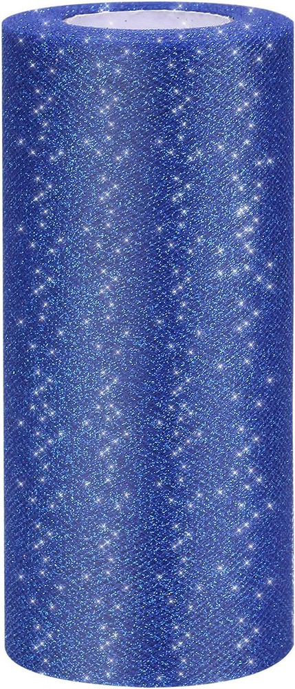 Glitter Tulle Roll Sparkling Tulle Ribbon Fabric Spool for Wedding Decoration Gi