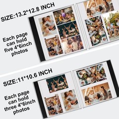 Zesthouse Large 18In Photo Album Self Adhesive 60 Pages, Scrapbook Albums wit…