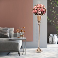 10Pcs Trumpet Vase Wedding Centerpiece Flower Stand Vintage Metal Flowers Decor
