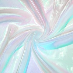 Iridescent Fabric Organza Fabric Sheer 59 Inches Wide Rainbow 11 Yard White