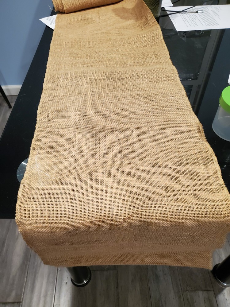 15 NATURAL Burlap Jute Hessian Table Runner Rustic Wedding Event Home Decoration