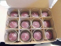 30 Clear Votive Candles New!