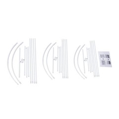 3Pcs Metal Arch Stand Wedding Party Backdrop For Ceremony Yard Venue Shelf Decor