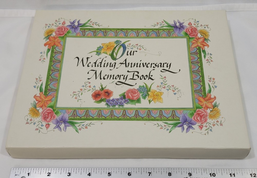 1997 VINTAGE : Our Wedding Anniversary Memory Book With Keepsake Box, New