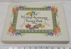 1997 VINTAGE : Our Wedding Anniversary Memory Book With Keepsake Box, New