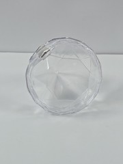 6 Pack Clear Favor Boxes, Diamond Shape Candy Boxes, 3 x 3 Inch Clear