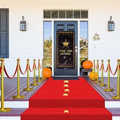 Red Carpet Runner for Party VIP Stage Movie Night 55gsm Thickness 2.62 x 14.5
