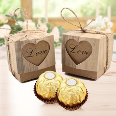 Small Gift Boxes, Party Favor Boxes, 2 x 2 x 2 Inches 50 Pack for Guests Bridal