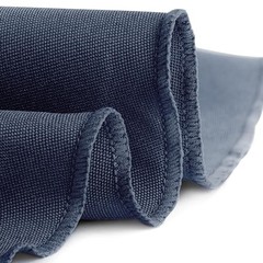 Round Tablecloth – 70 Inch Round Table Cloth for 24 to 70″ (Round) Navy Blue