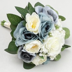 Bridesmaid Bouquets Floral Arrangements Wedding Decor Silk Roses Peony New