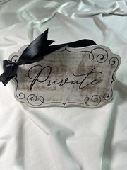 Special Event Private Room or Table Sign – Wooden, Hanging or Stand Up