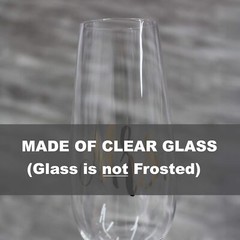 Crystal Wedding Champagne Flutes with Gift Box/Mr. & Mrs. Clear