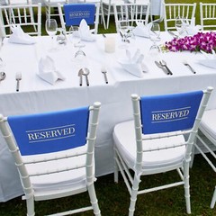 12 Pcs Reserved Chair Signs for Weddings Parties Celebrations Church Events