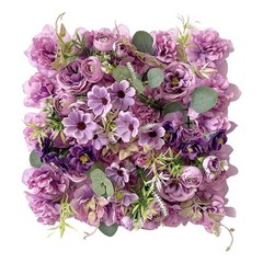 Artificial Flower Wall Easy To Install Event Backdrop Lightweight Design
