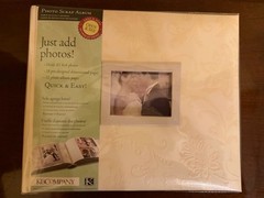Wedding Photo Album, K&Company, 32 photo pages, holds 82 4×6 photos