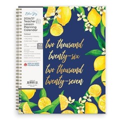 2026-2027 Weekly and Monthly Academic Year 8.5″ x 11″ Fresh Lemons- 2026/2027