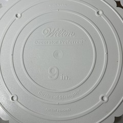 VTG Wilton Circles of Strength 3 Tier Cake Separator Plates Scalloped 9”- 11”