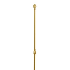 2Pcs 0-63″ Adjustable Gold Steel/Marble Floor Easel Stand For Decorative Display