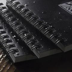 Rite In The Rain Weatherproof Top-Spiral Notebook, 4″ x 6″, Black Cover, Univ…