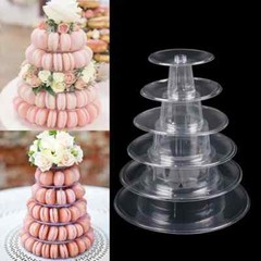 Macaron Display Stand Cupcake Tower Rack Cupcake Stand Cake Stand Pvc Tray New