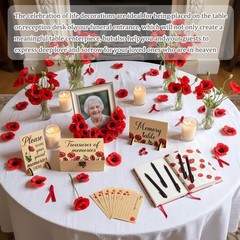 Gilprop 112 Pcs Celebration of Life Memory Cards Set Share a Memory Cards wit…