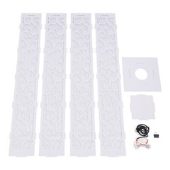 8Pcs Flower Columns LED White Elegant Wedding Column Pillar Decoration